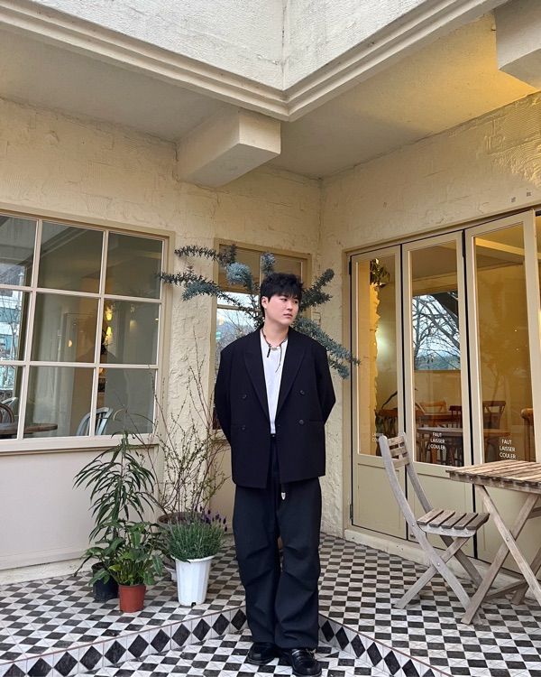 SCHISM INDUCING オーバーサイズ ジャケット MUSINSA公式 | SCHISM INDUCING MANY OVER JACKET, BLACK