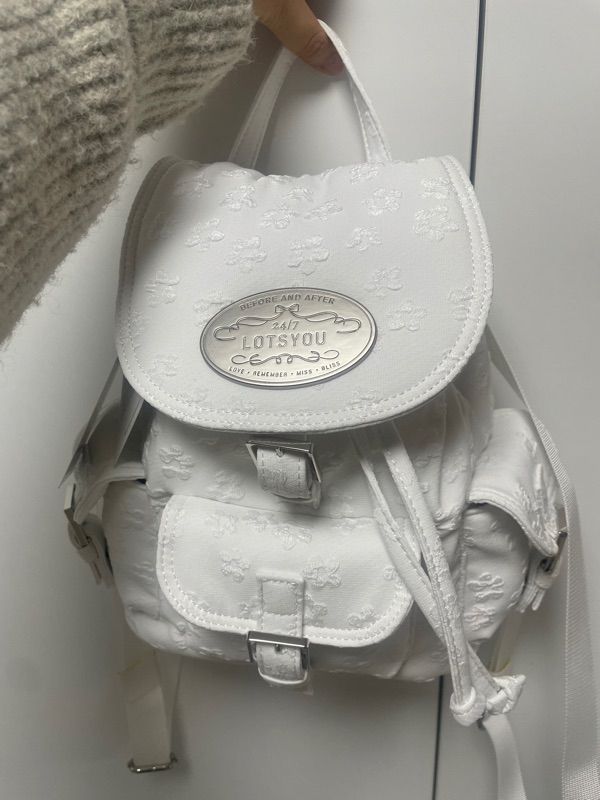 バッグ LOTSYOU Nostalgia chubby Backpack White MUSINSA公式 | LOTSYOU Nostalgia chubby Backpack White