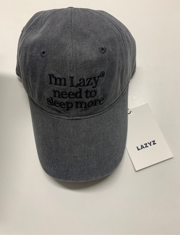 【LAZYZ】Sleep More Washing Ball Cap LAZYZ Sleep More Washing Ball Cap Worn By aespa Karina