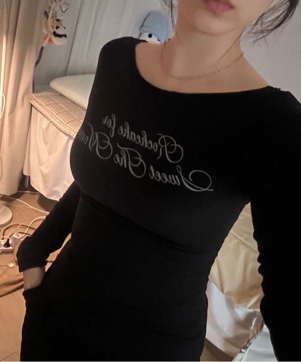 MUSINSA | ROCKCAKE Cursive Mesh Top - Black