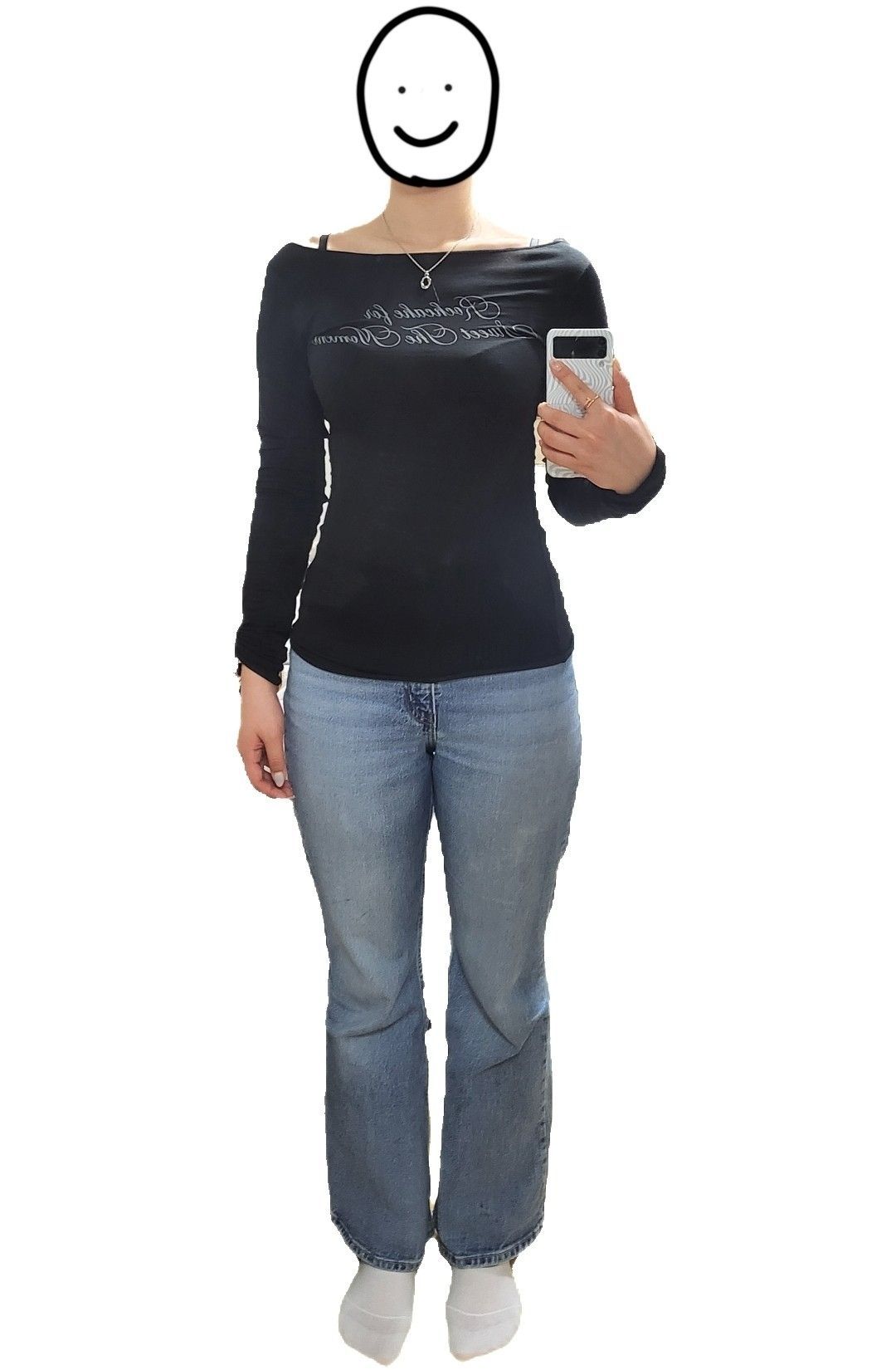 MUSINSA | ROCKCAKE Cursive Mesh Top - Black