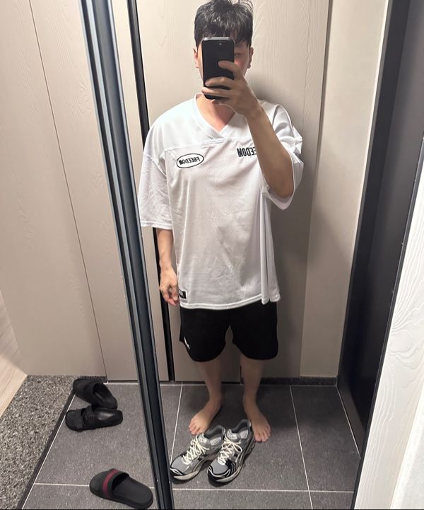 Freedom　Mesh Rugby Jersey_2color MUSINSA公式 | FREEDOM Mesh Rugby Jersey_2color