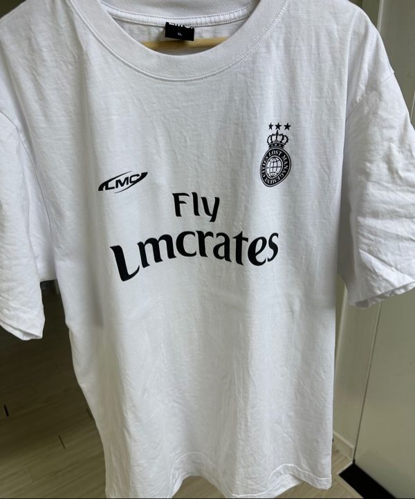 MUSINSA | LMC REAL PARODY SOCCER TEE white