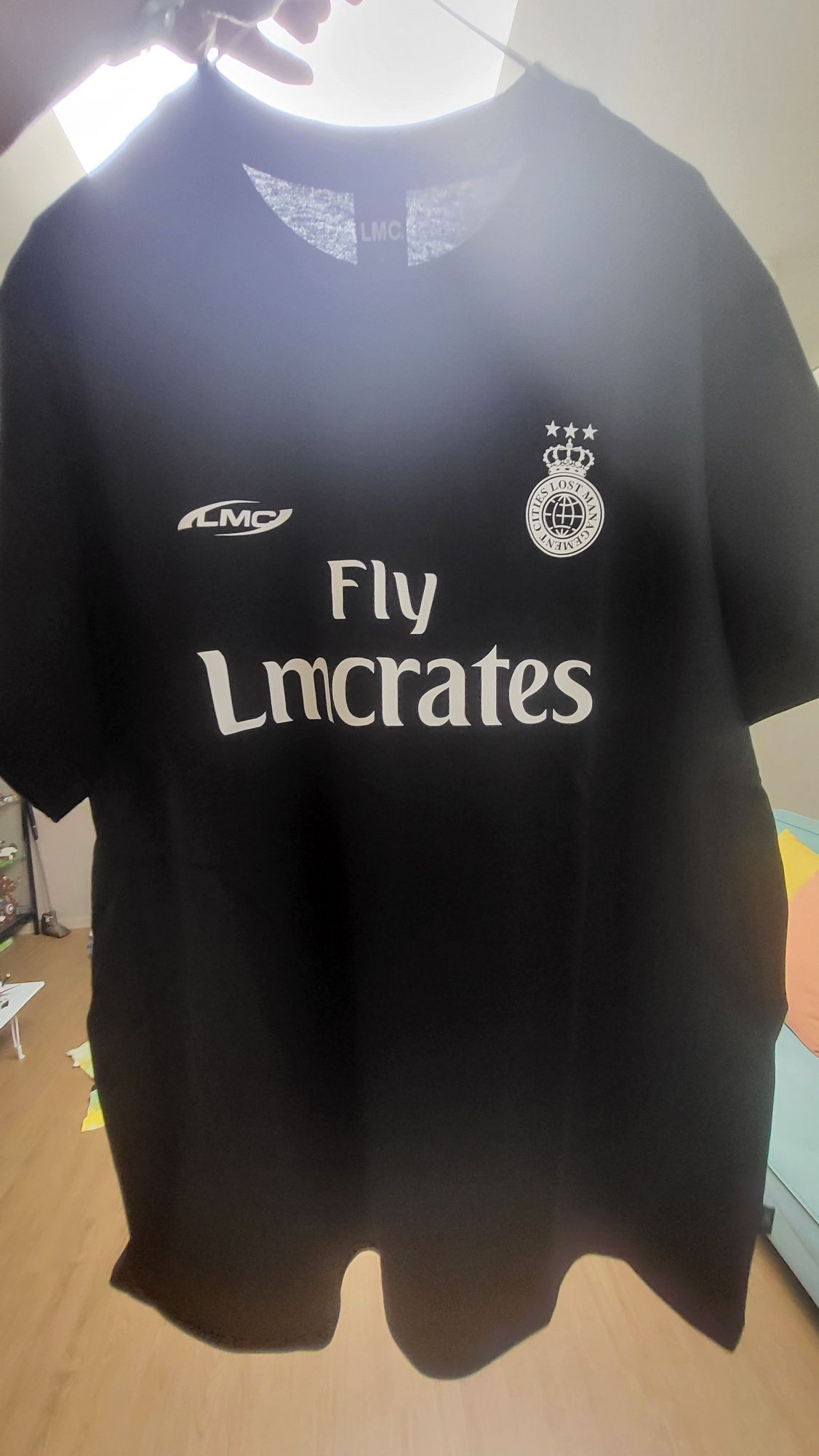 MUSINSA | LMC REAL PARODY SOCCER TEE black