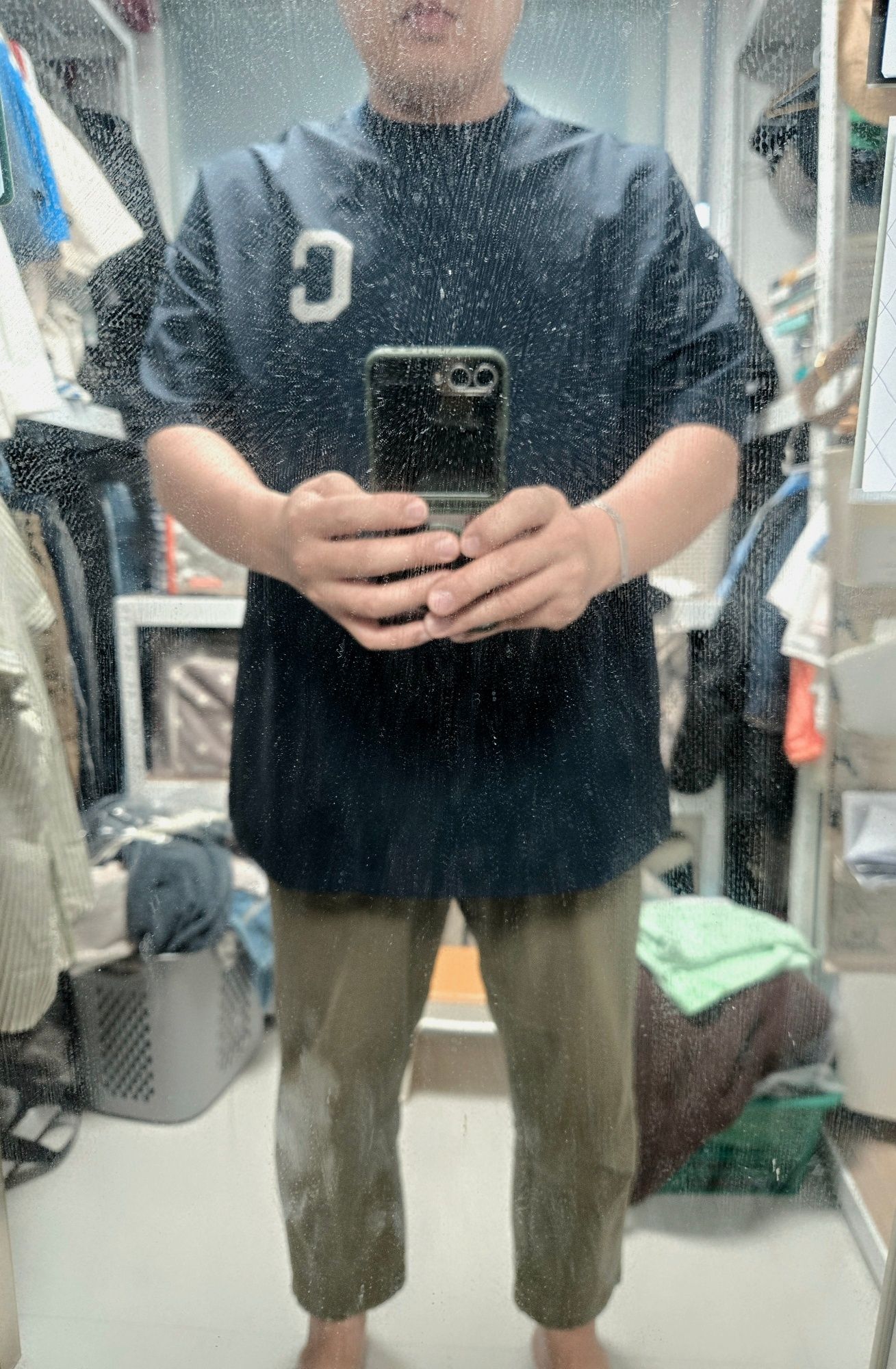 Tシャツ・カットソー COVERNAT College Tech Nylon T-Shirt Navy MUSINSA | COVERNAT College Tech Nylon T-shirt Navy