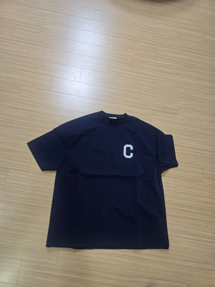MUSINSA | COVERNAT College Tech Nylon T-shirt Navy