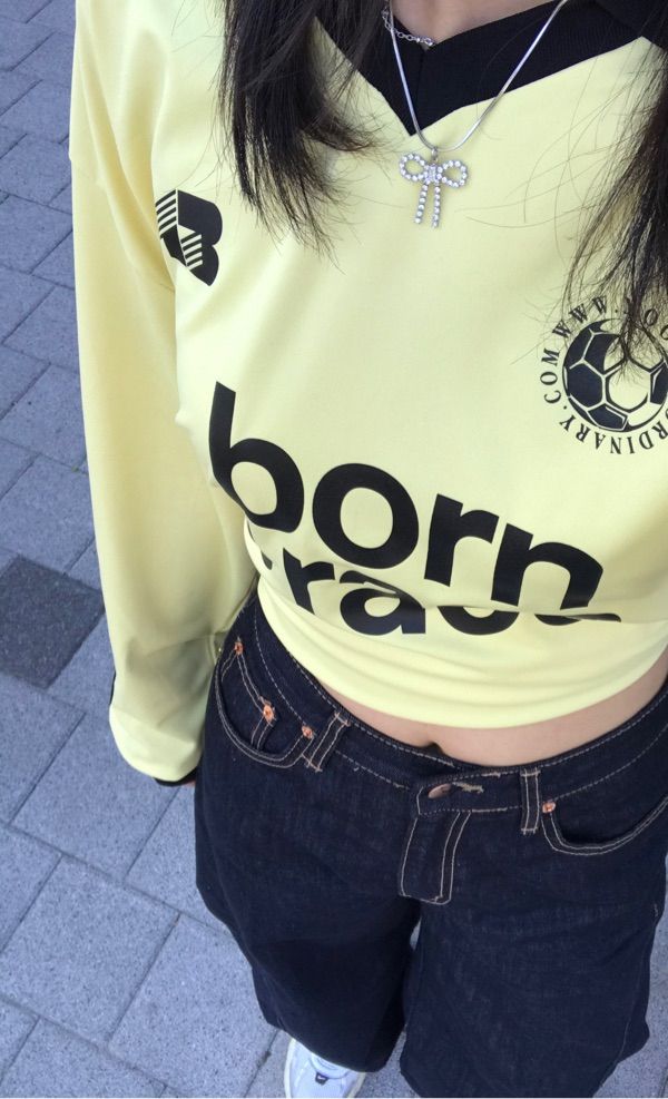 MUSINSA公式 | MOO Bon Track Long Sleeve Football Jersey - White