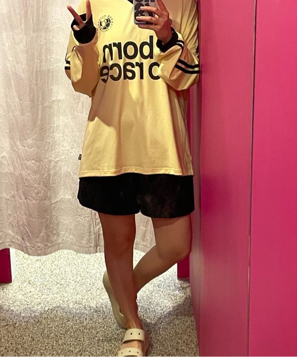 MUSINSA | MOO This Track Long Sleeve Football Jersey - Black