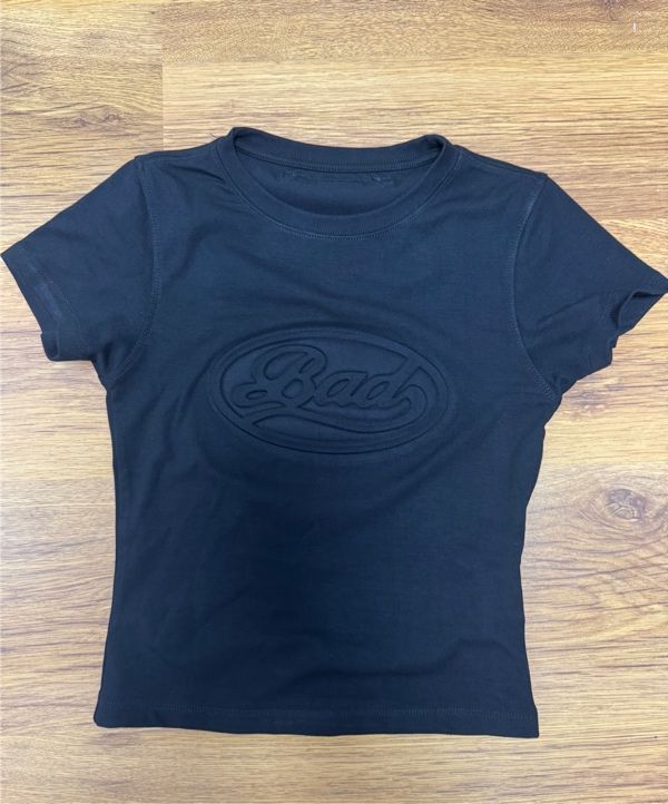 BADBLOOD★韓国人気 Oval Logo T-Shirt - Cream/Black MUSINSA | BADBLOOD Oval Logo T-shirt - Cream
