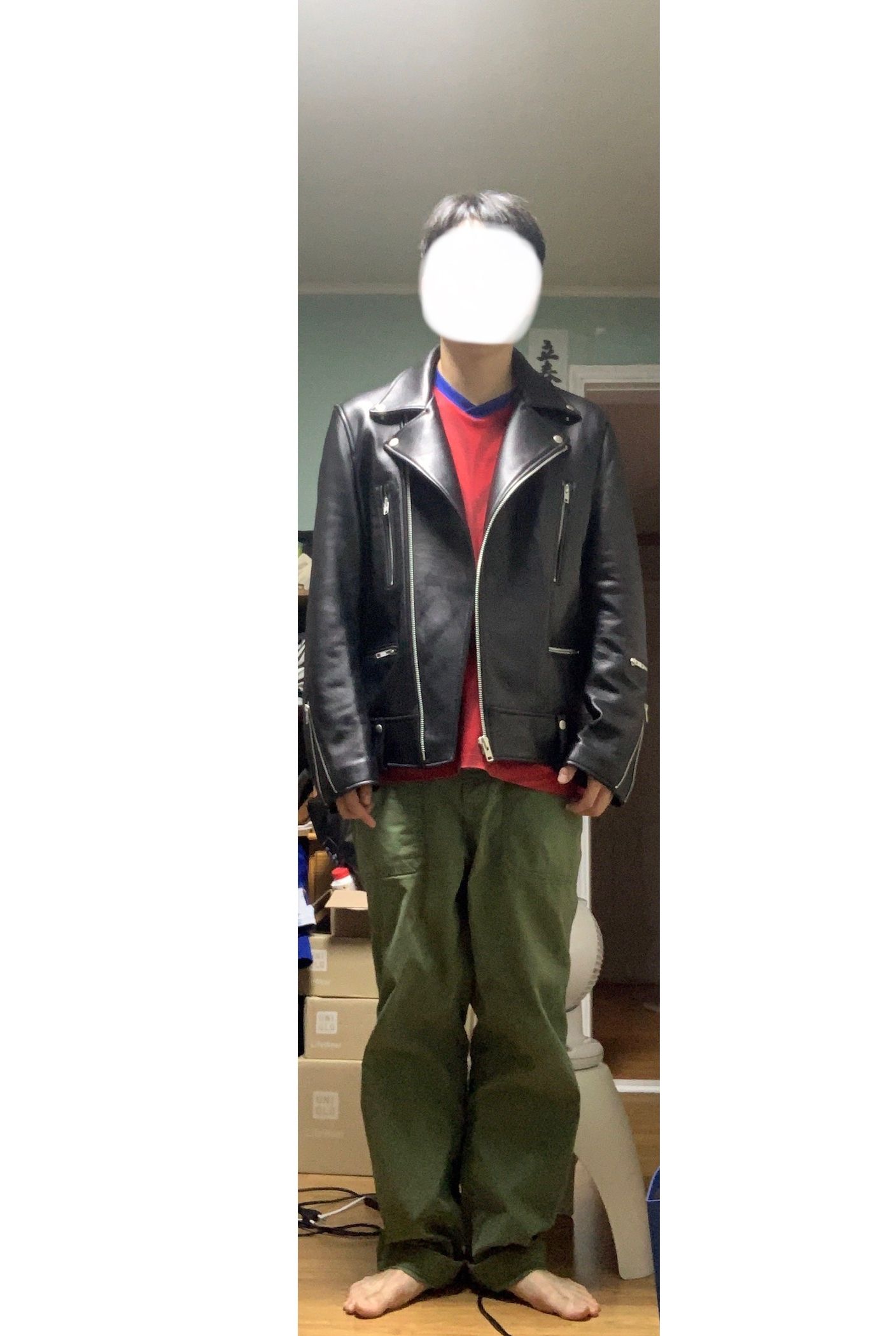 MUSINSA公式 | VIVASTUDIO TERRY RIDERS JACKET [BLACK]