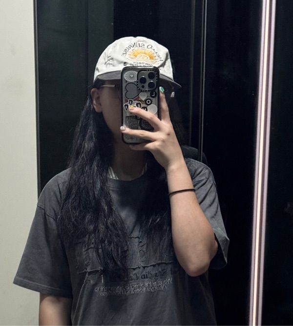 MUSINSA | HELLO SUNRISE Washed HS Arch Logo 6panel