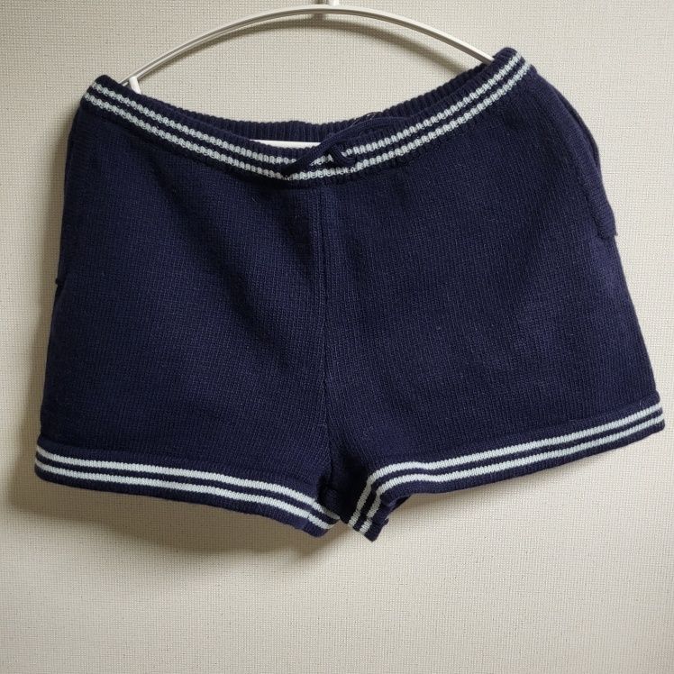 MUSINSA | GROVE DEBY KNIT SHORTS _NAVY
