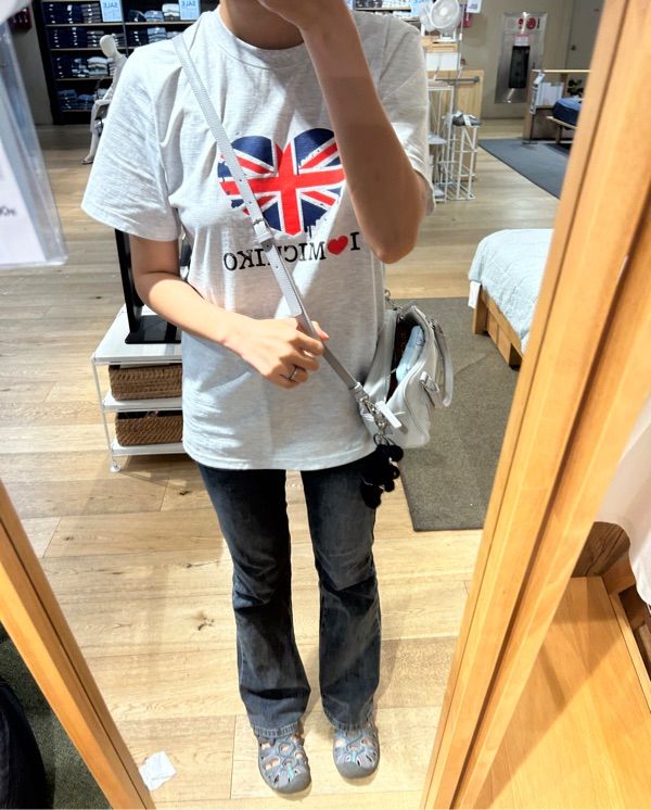 ＊韓国＊［MICHIKO LONDON］MELTING UNION JACK TOP 2C S,M MUSINSA | MICHIKO LONDON Melting Union Jack Top White_Relax Fit