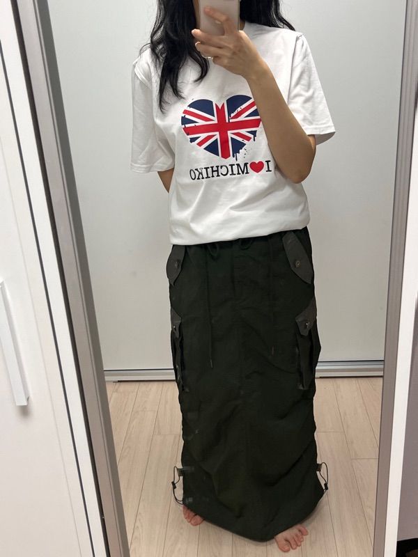MUSINSA | MICHIKO LONDON Melting Union Jack Top White_Relax Fit