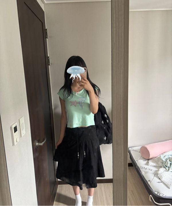 MUSINSA | SETSETSET JELLY&STAR T-SHIRT