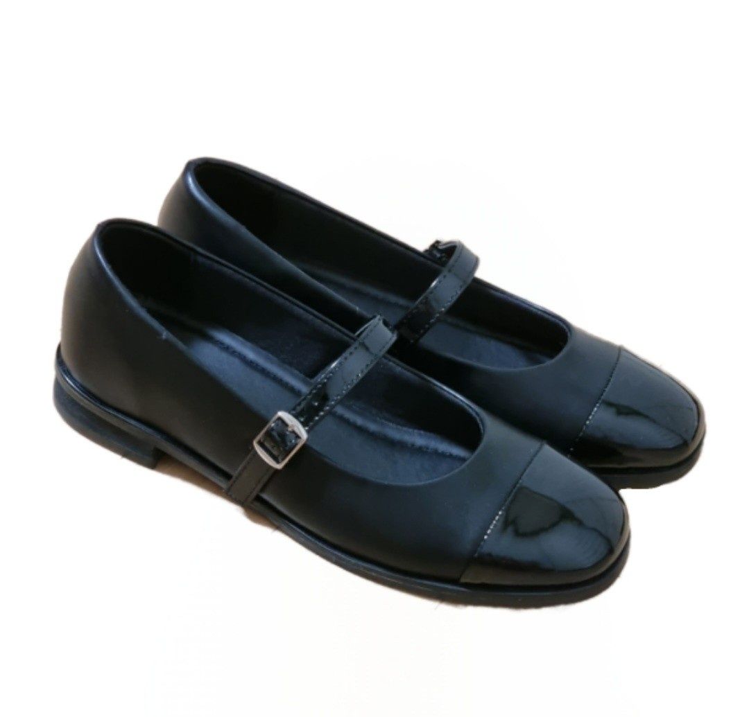 フラットシューズ ^custommade^ 25cm Two-tone Mary Jane Flat Irene CW0062BI MUSINSA | CUSTOMADE WOMAN 2.5 cm Two-Tone Mary Jane Flat