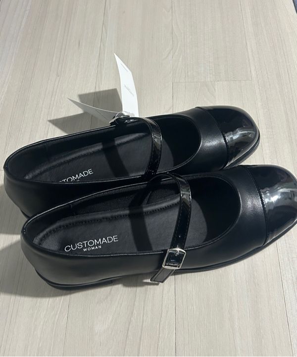 フラットシューズ ^custommade^ 25cm Two-tone Mary Jane Flat Irene CW0062BS MUSINSA | CUSTOMADE WOMAN 2.5 cm Two-Tone Mary Jane Flat