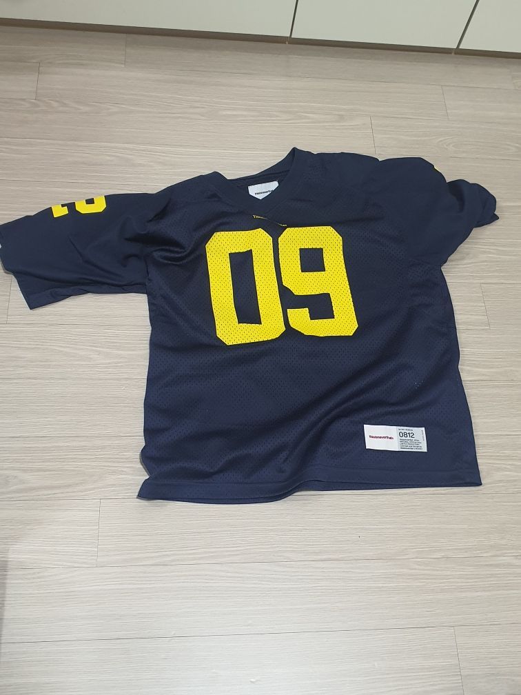 MUSINSA公式 | thisisneverthat Mesh Football Jersey Navy