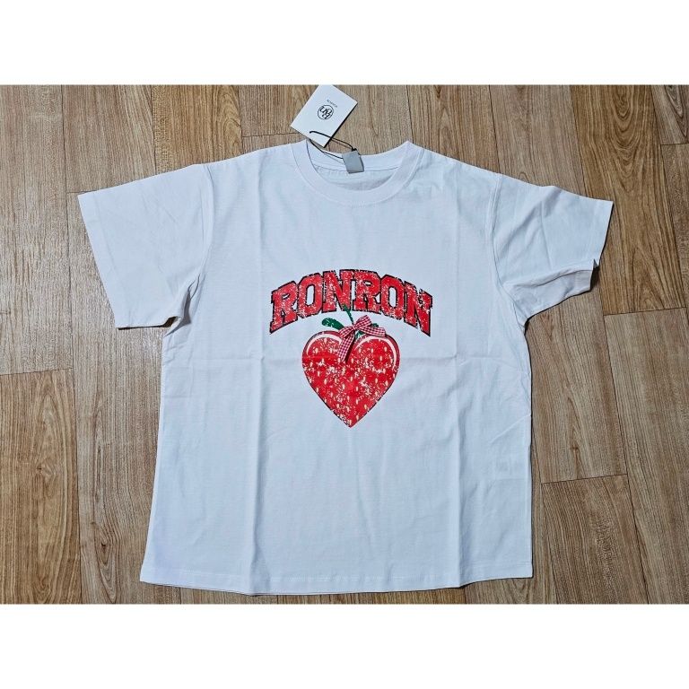 ★2024SS新作★RONRON★3 RIBBON BASIC FIT T SHIRT MUSINSA | RONRON 3 RIBBON BASIC FIT T SHIRT WHITE