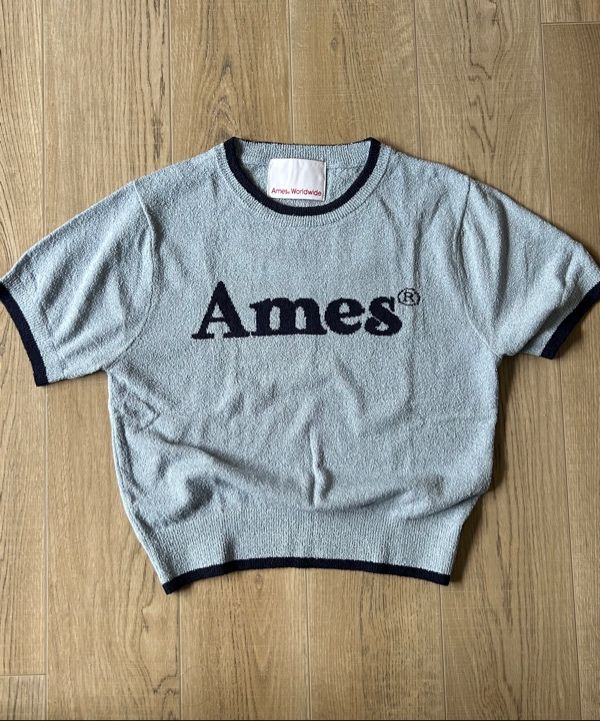 ◆AMES-WORLDWIDE◆ BASIC LOGO KNIT BLUE AM2EMUK601ABL MUSINSA | AMES-WORLDWIDE BASIC LOGO KNIT BLUE