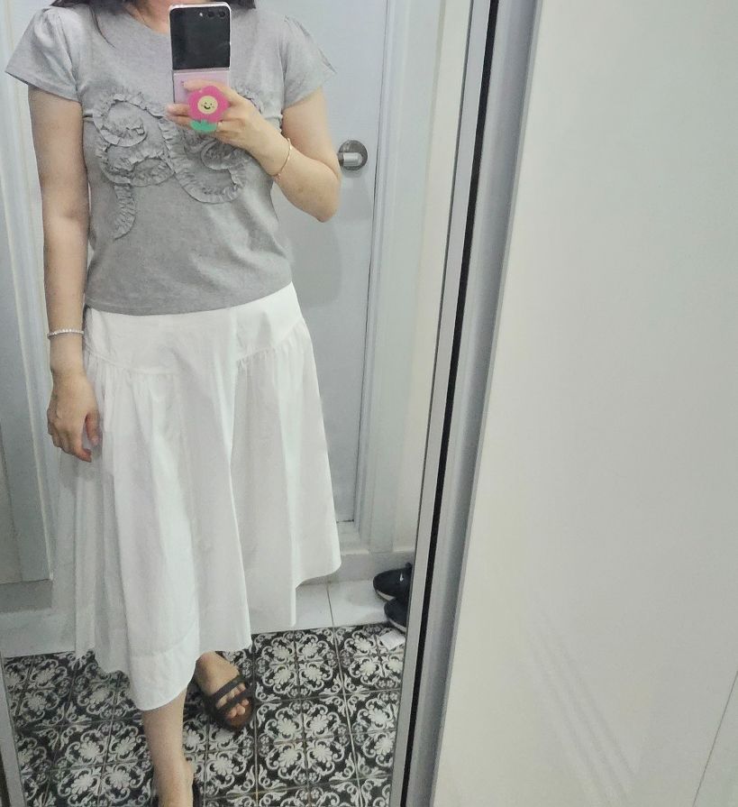 ★送料・関税込★sinoon★Butterfly Frill T-Shirts★ 韓国sinoon シヌーン】Butterfly Frill T-Shirts (sinoon/T