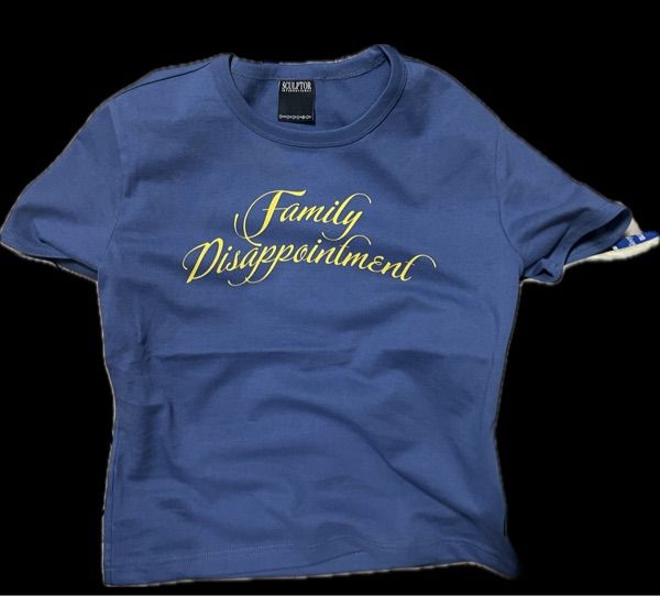 MUSINSA | SCULPTOR Family Disappointment Tee Vintage Blue