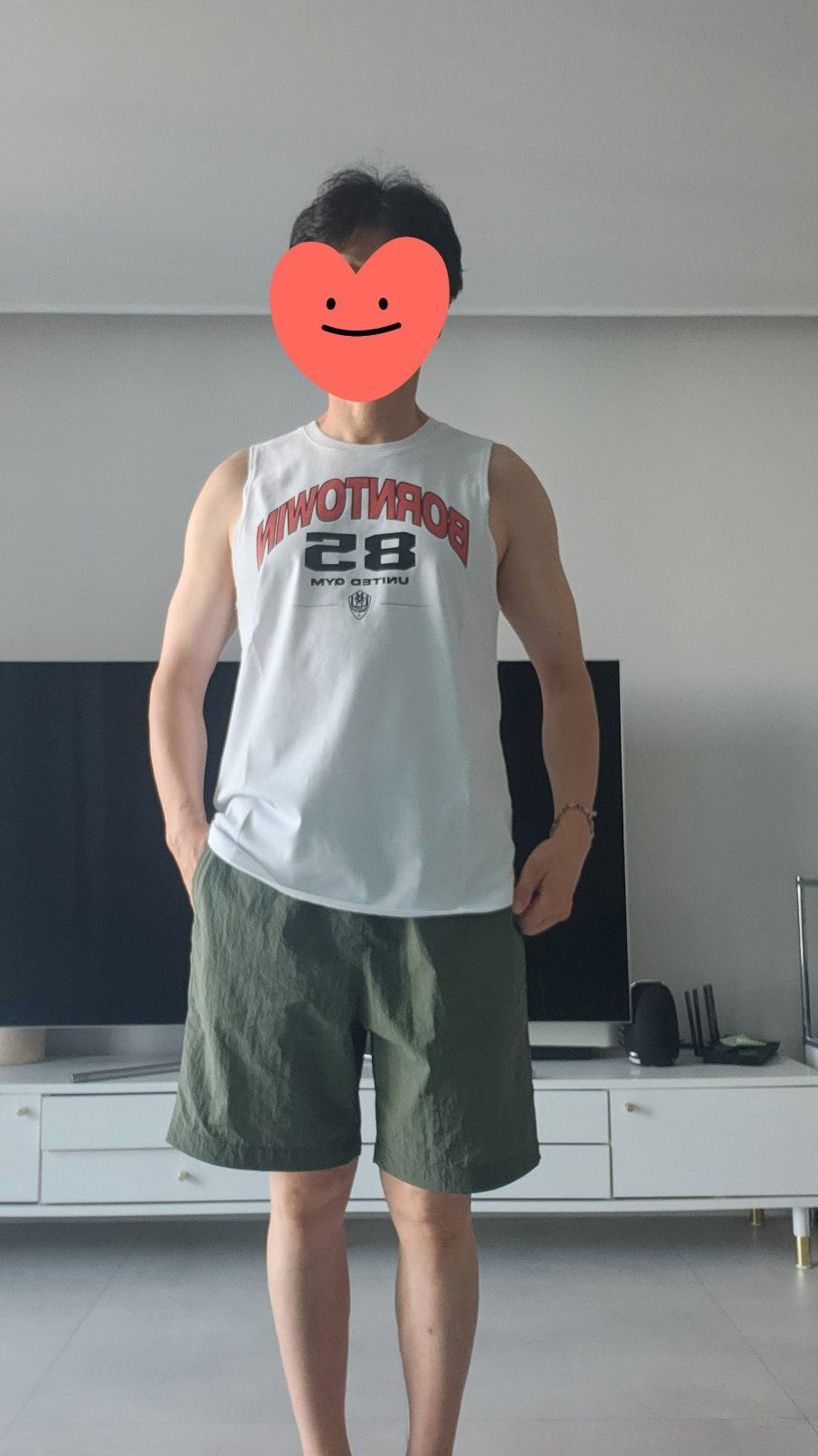 MUSINSA | BORN TO WIN 85 GYM COMFORT FIT SLEEVELESS [BLACK]