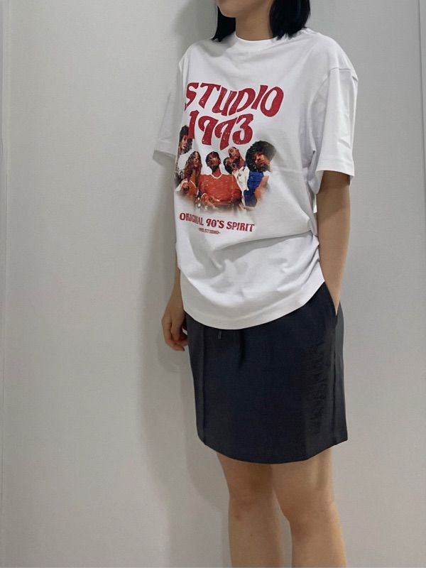 Tシャツ・カットソー 1993studio Wave Studio Graphic T-Shirt_Grey MUSINSA | 1993STUDIO Wave Studio Graphic T-Shirt_Grey