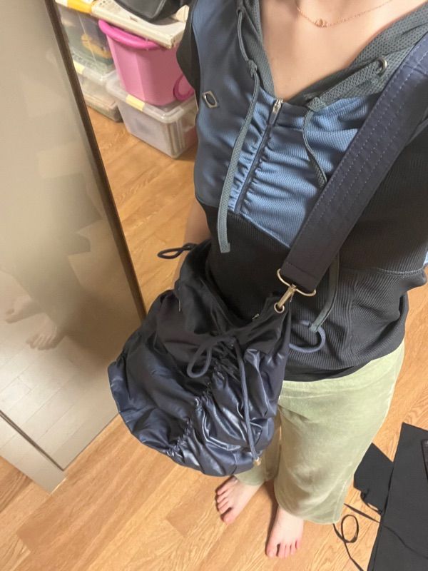 MUSINSA公式 | SCULPTOR Candy Expandable Bag Wet Black