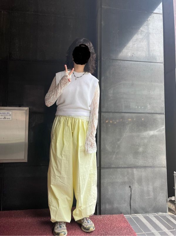 MUSINSA | SCULPTOR My Go To Pintuck Pants Lemon