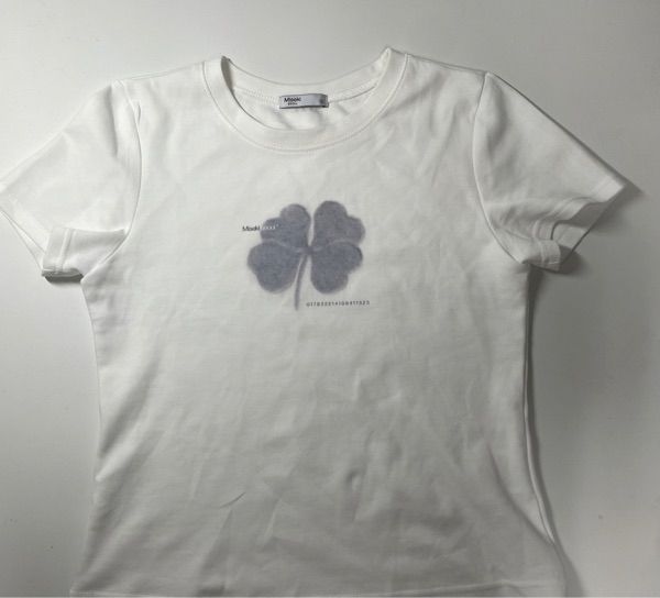 MUSINSA公式 | MISEKI SEOUL Clover short sleeves WHITE