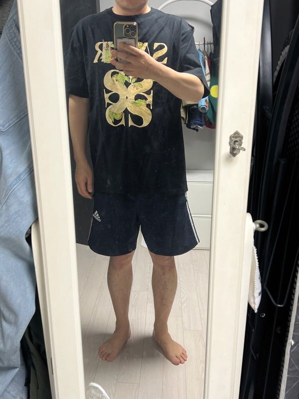 Tシャツ・カットソー SATUR Apero Leaf Graphic Short Sleeve T-Shirt Resort Ivory S MUSINSA | SATUR Apero Leaf Graphic Short Sleeve T-shirt