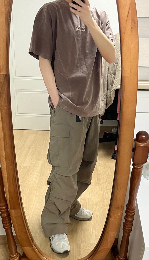 MUSINSA公式 | CRITIC INCISION PIGMENT T-SHIRTS BEIGE