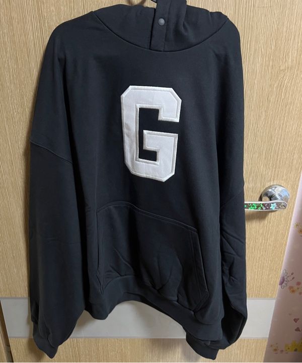 MUSINSA | GRAILZ G LOGO HOODIE [BLACK]