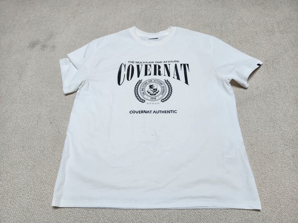 MUSINSA | COVERNAT Emblem Active T-shirt Black