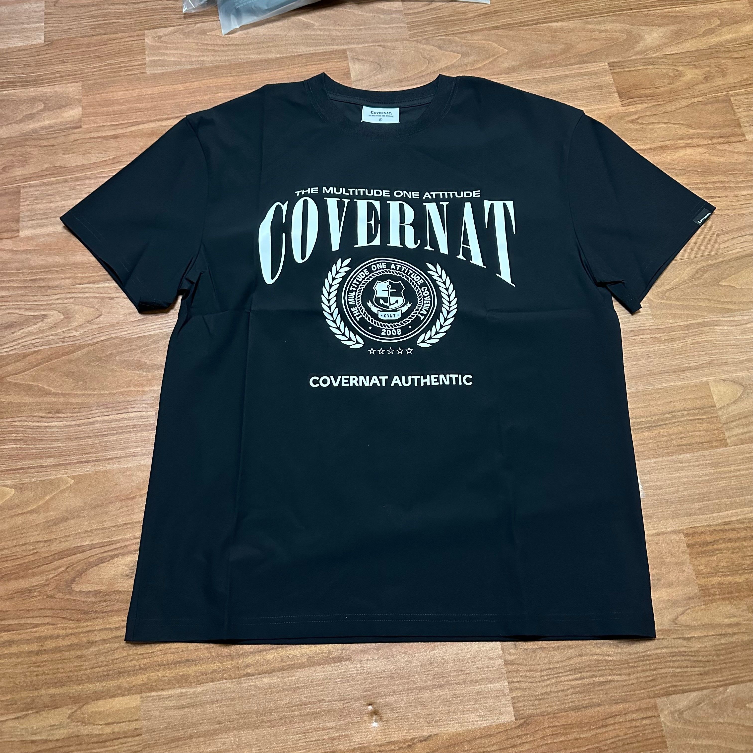 Tシャツ・カットソー COVERNAT Band Play Graphic T-Shirt Black Covernat Unisex Cool Cotton Tee Shirt Set Black Black