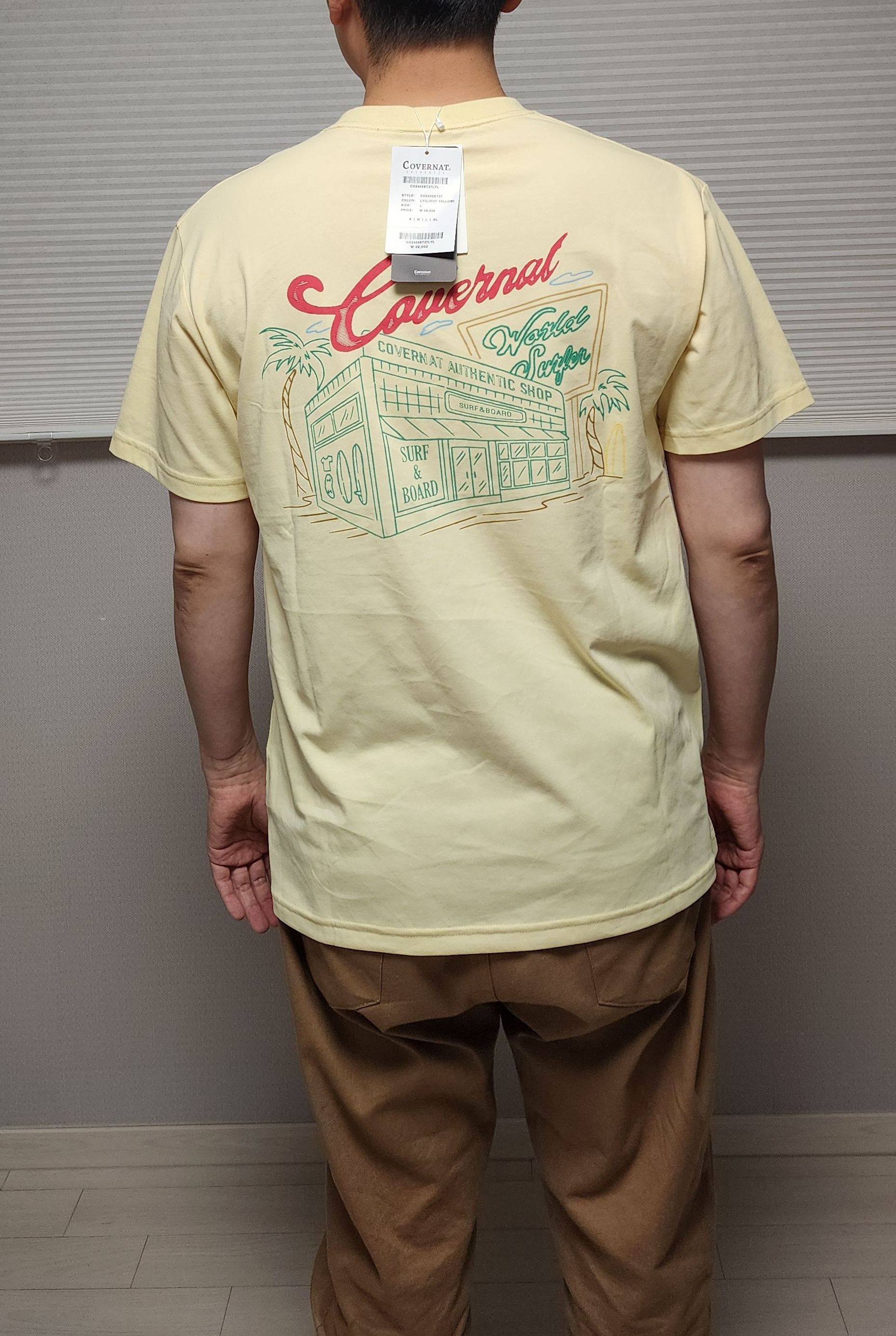 Tシャツ・カットソー COVERNAT Cool Cotton Surfing Motion Graphic T-Shirt 5SA267 MUSINSA | COVERNAT Cool Cotton Surfing Motion Graphic T