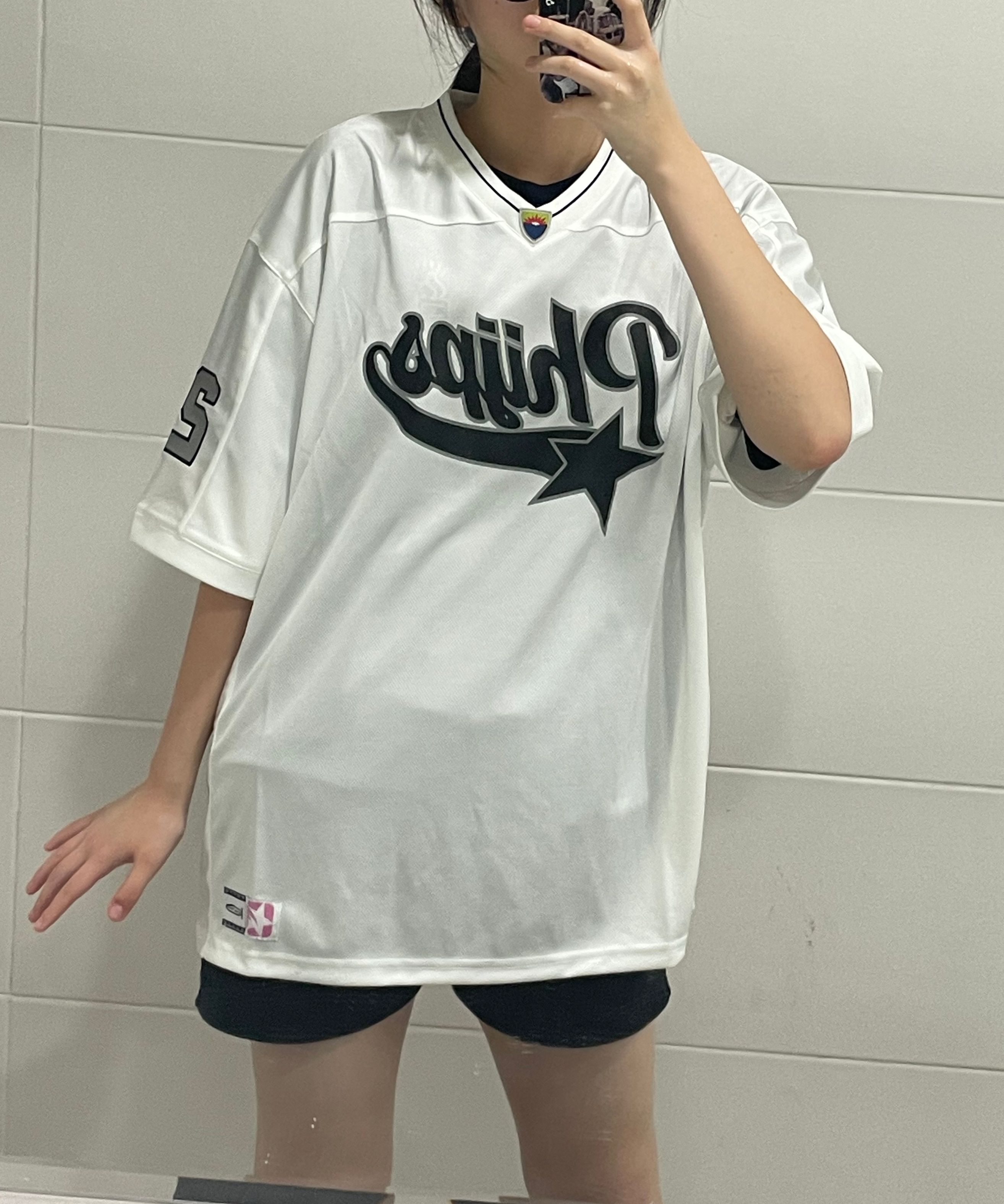 ◆24SS PHYPS STAR TAIL MESH JERSEY/3色◆ MUSINSA | PHYPS Startail Mesh Jersey Short Sleeve T-Shirt_White