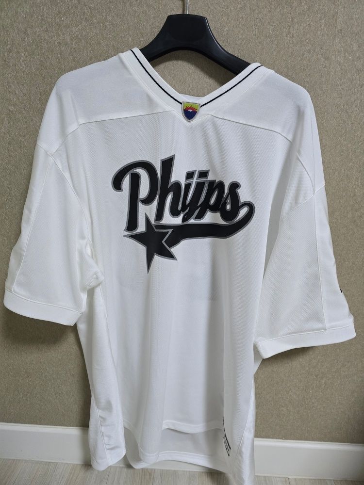 MUSINSA | PHYPS Startail Mesh Jersey Short Sleeve T-Shirt_White
