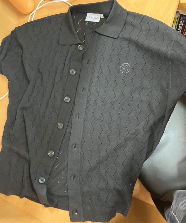 アウターその他 XTONZ XTK103 Leta punching short sleeve knit cardigan LIGHT MUSINSA | XTONZ XTK103 Leta Punching Short-Sleeved Knit