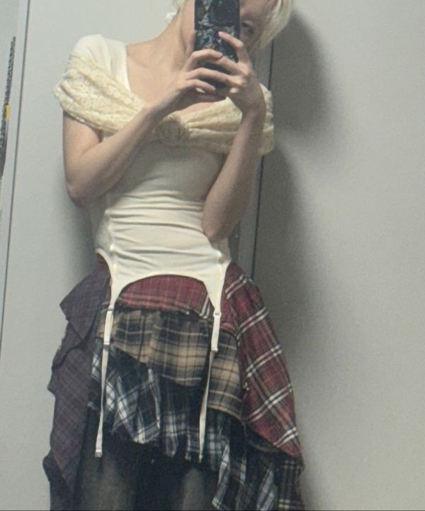 SCULPTOR Corset U Neck Tee/コルセットUネックT SCULPTOR（スカルプター）の「Corset U Neck Tee/コルセットUネックT