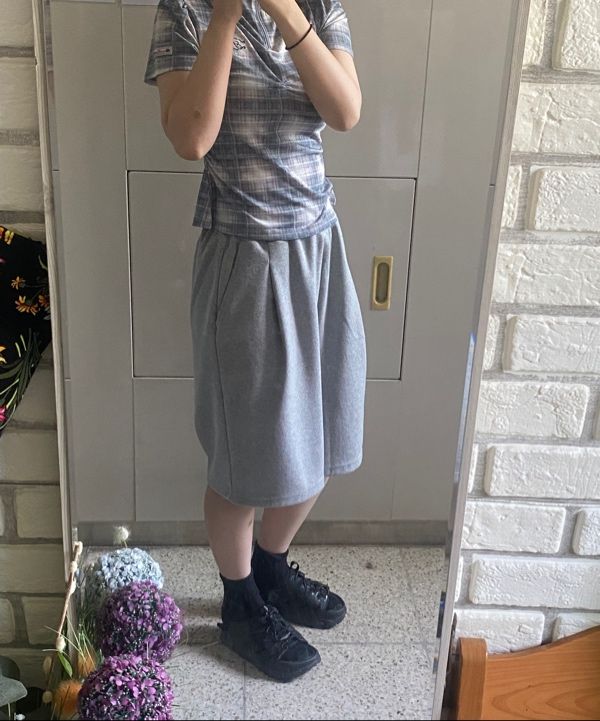 MUSINSA | SCULPTOR Geek Half Zip-Up Blue Gray