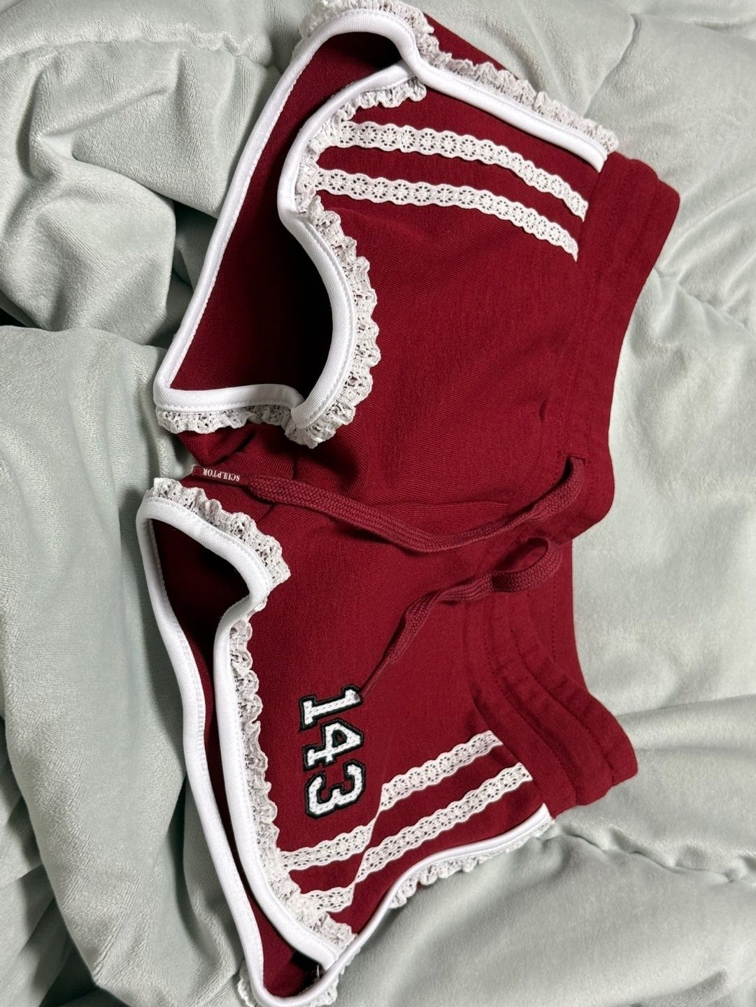 MUSINSA | SCULPTOR Micro Dolphin Shorts Red