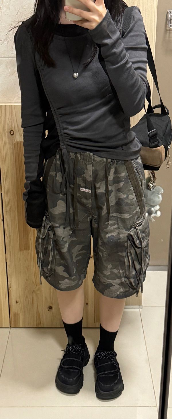 ★SCULPTOR★ Twill Cargo Half Pants Navy SC24S430NA MUSINSA | SCULPTOR Twill Cargo Half Pants Navy