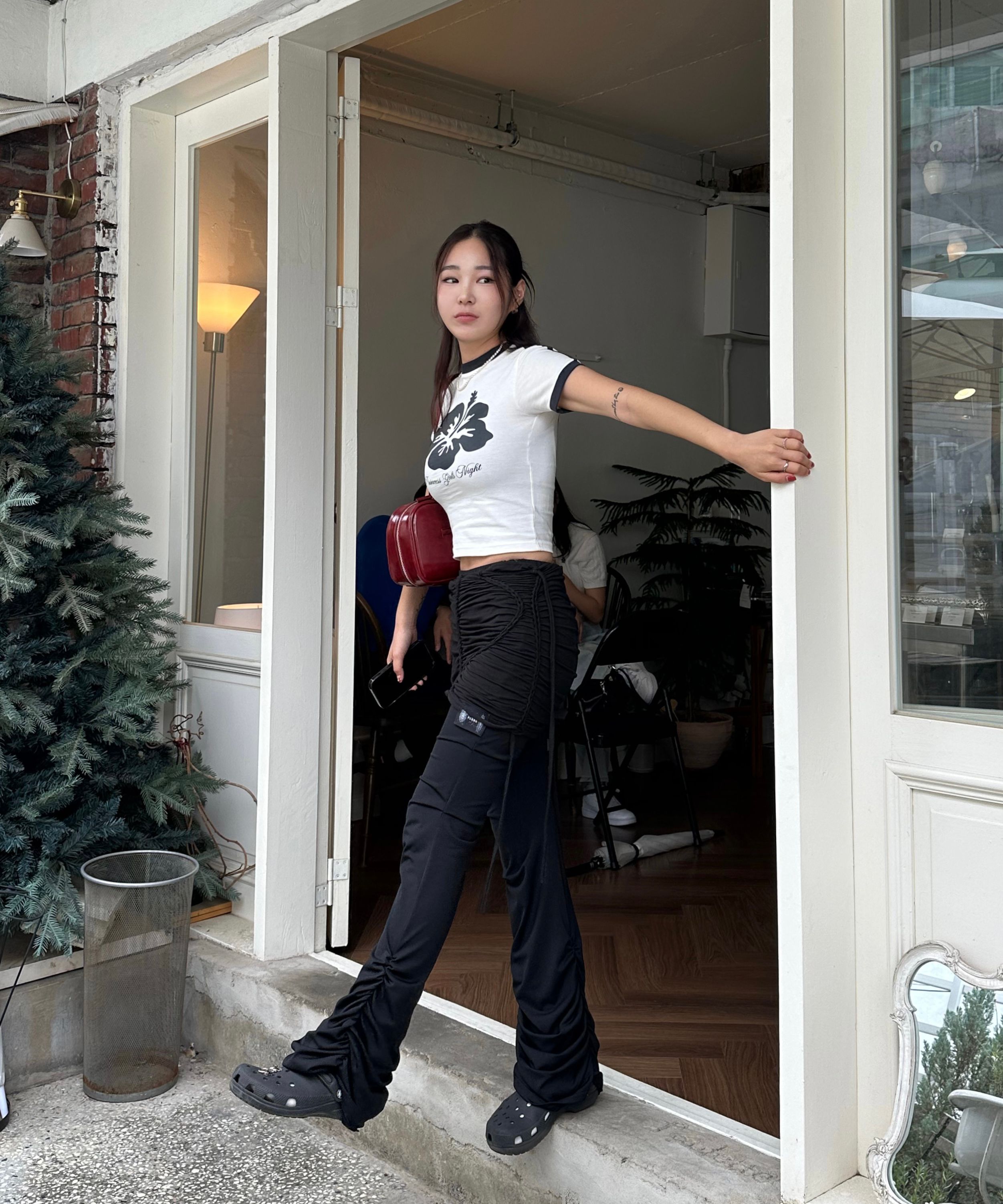 MUSINSA | FLAREUP [SET] Handmade Twisted Skirt Pants (FL