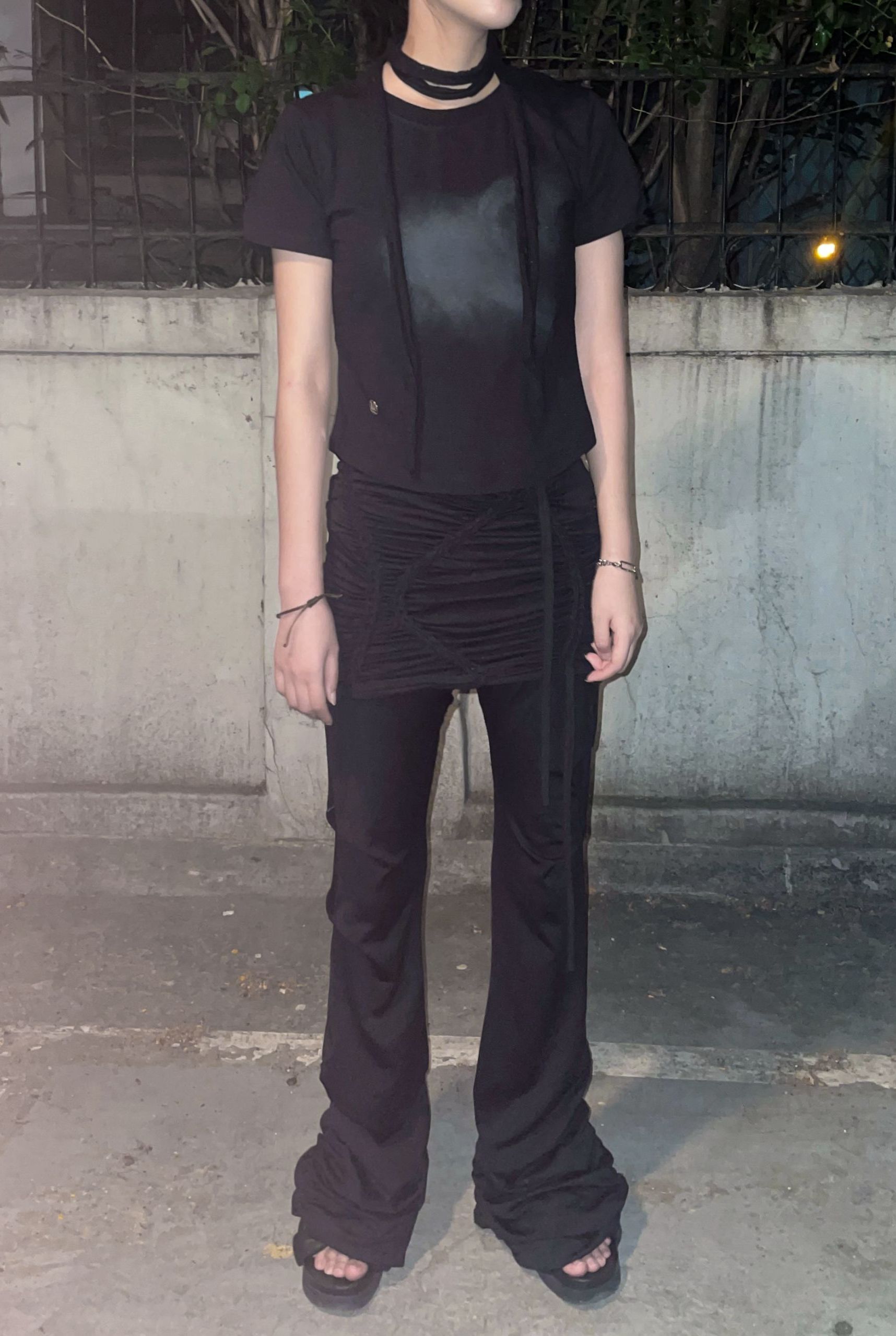 MUSINSA | FLAREUP [SET] Handmade Twisted Skirt Pants (FL