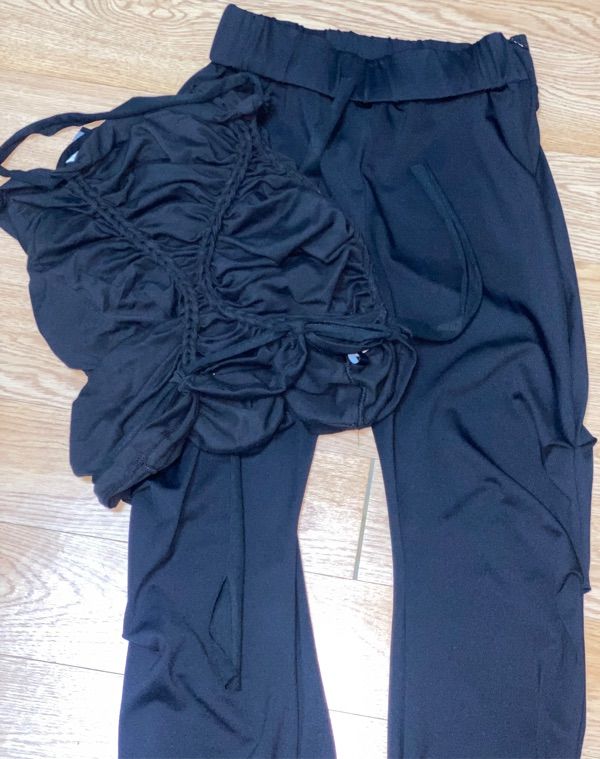 パンツ FLAREUP Handmade Twisted Skirt Pants FLAREUP】24SS☆ [SET] Handmade Twisted Skirt Pants