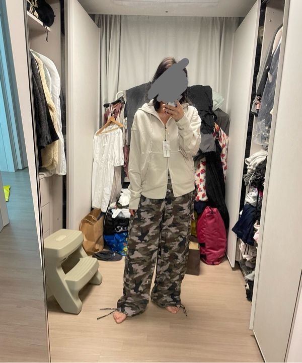 MUSINSA公式 | SCULPTOR Camo Linen Cargo Jogger Pants Forest
