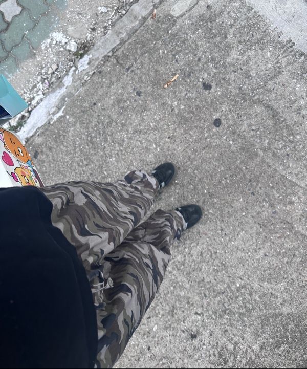 MUSINSA公式 | SCULPTOR Camo Linen Cargo Jogger Pants Forest