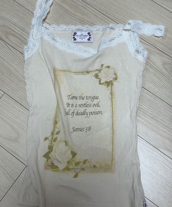 MUSINSA | SCULPTOR Rose Camisole Raw